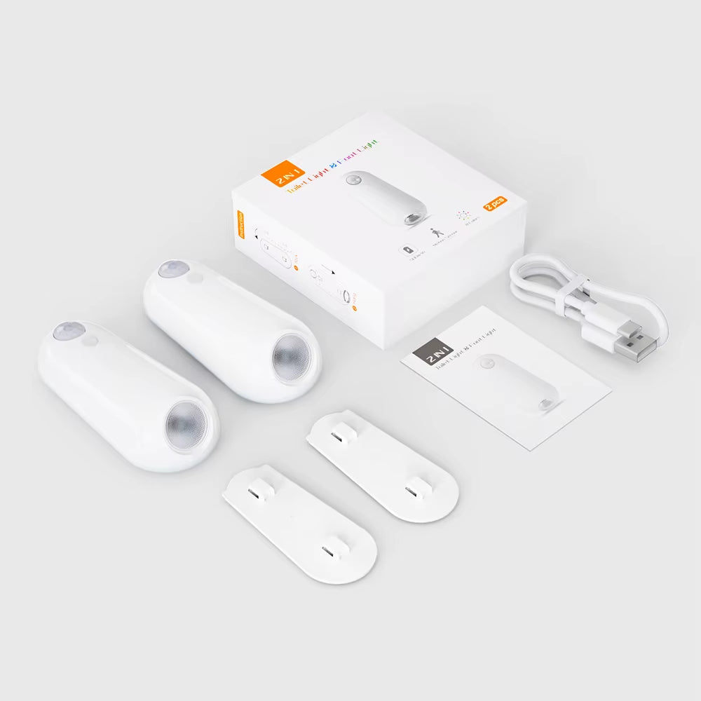 Toilet Night Light Motion Sensor Light Toilet Bowl Light RGB 7Color Changing for Bathroom Decoration LED Rechargeable LED Light
