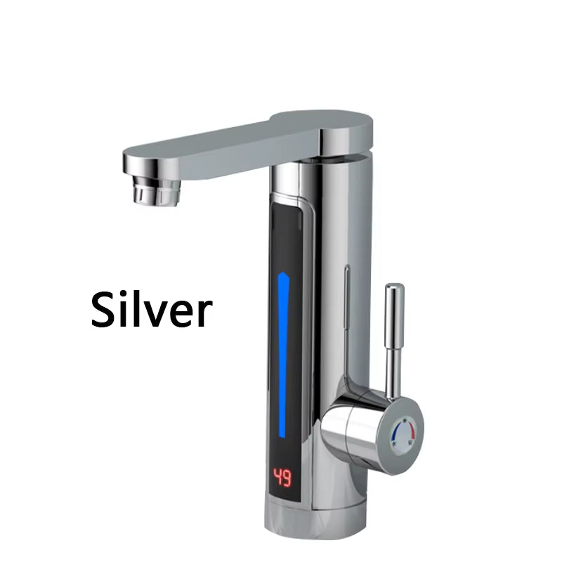 Household Instant Heating Faucet Electric Water Heater Hot Cold Dual-Use Tankless Tap Quick Heating LED Temperature Display